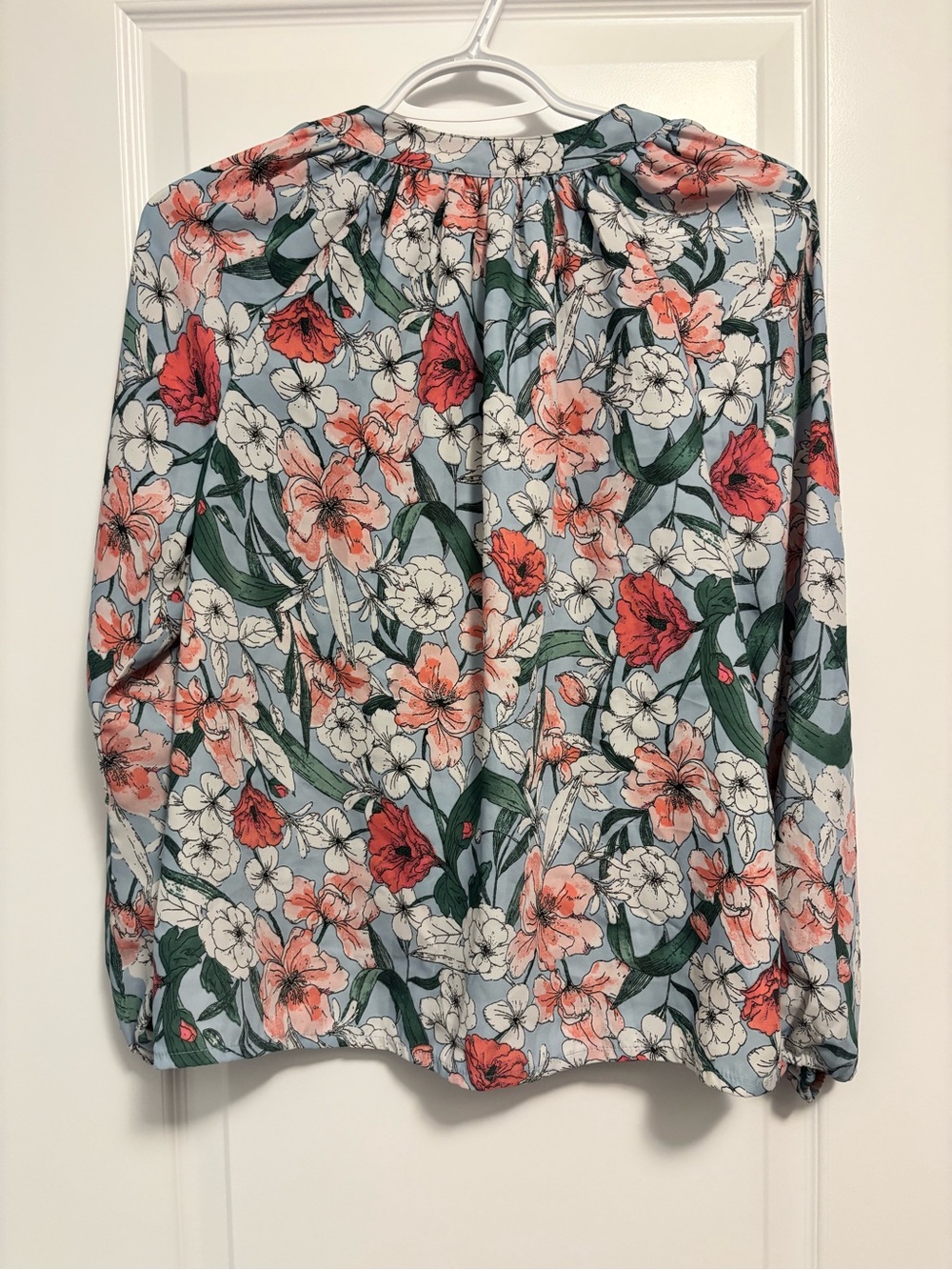 Fig Floral Peasant Blouse - Picture 4 of 5